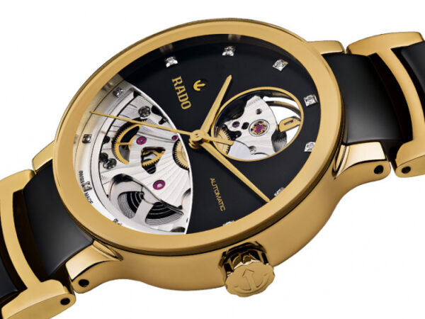 rado centrix automatic diamonds open heart