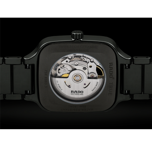 rado true square automatic open heart