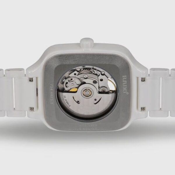 rado true square automatic open heart white rado true square automatic open heart white