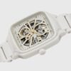 rado true square automatic open heart white rado true square automatic open heart white