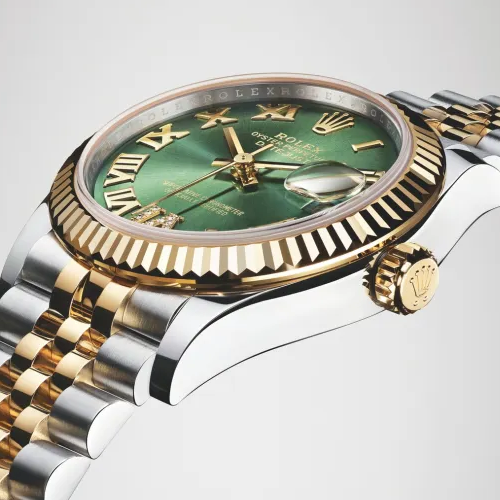 rolex oyster perpetual datejust 31 green dial