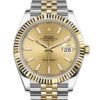 rolex datejust men oystersteel and yellow gold