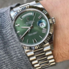 rolex daydate steel green dial 212 rolex daydate steel green dial 212